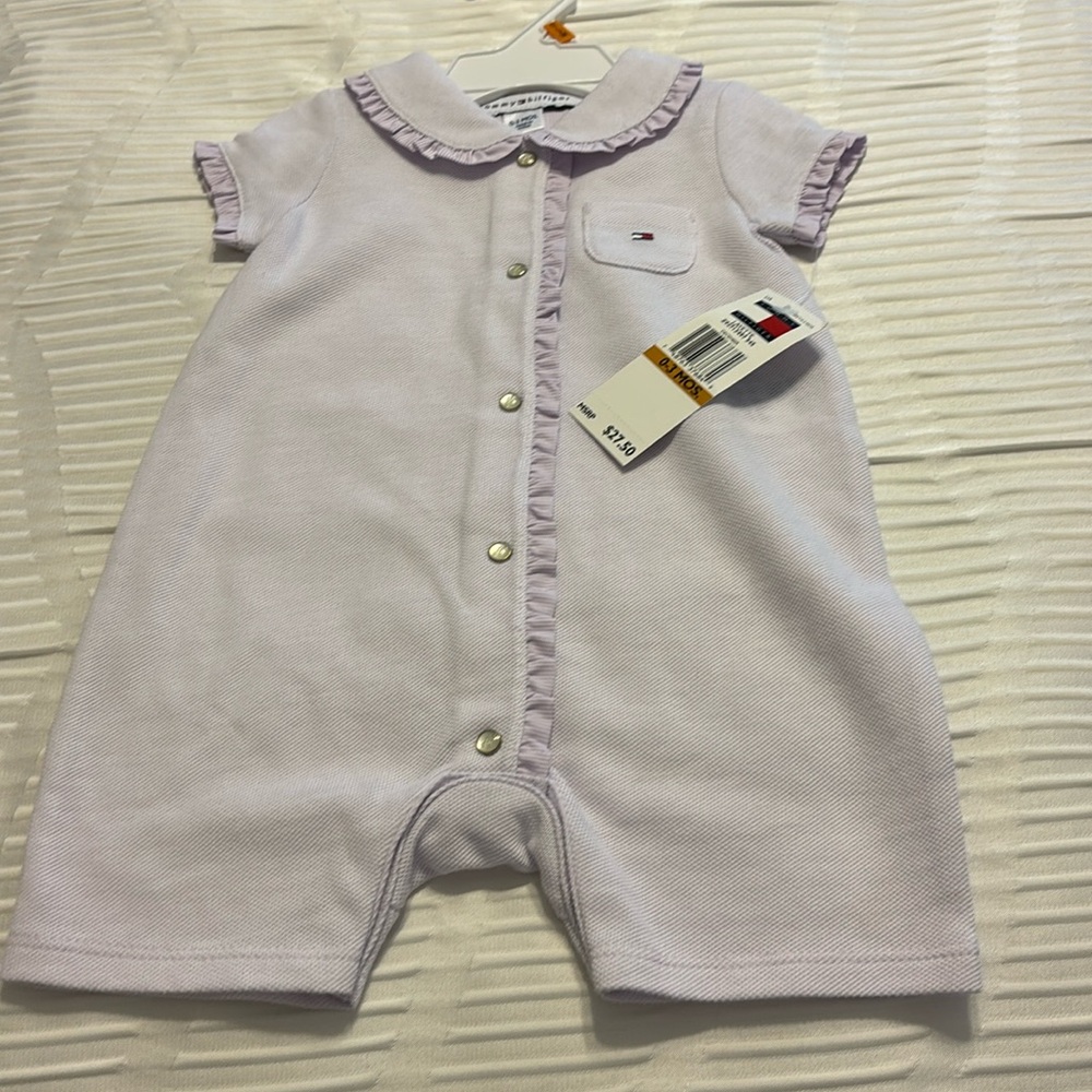 Tommy Hilfiger Baby Romper in Light Purple